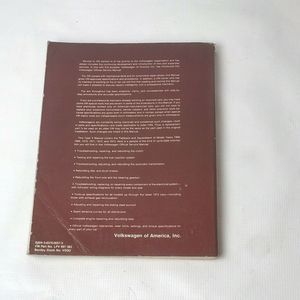 VOLKSWAGEN Other - Volkswagen Official Service 1968-1973 Type 3 Book VOLKSWAGEN Other - Volkswagen Official Service 1968-1973 Type 3 Book